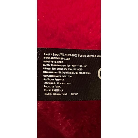 Angry Birds Red Girl Bird Deluxe Stuffed Plush Toy Doll Ball - Picture 4 of 16